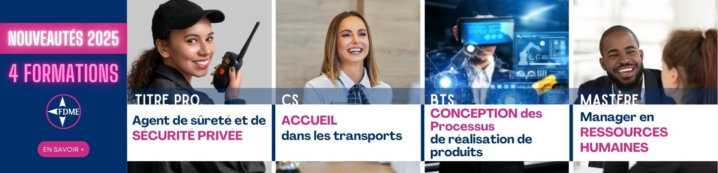 4 Nouvelles formations pour la rentrée 2025 clic ici pour en savoir plus